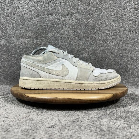 Jordan Other - Nike Air Jordan 1 Low DN1635-002 Mens Size 9 Tech Grey White Athletic Shoes Used